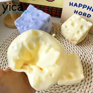Đồ chơi kẹp phô mai YICA, Quả bóng căng thẳng khối phô mai Jumbo chống căng thẳng, Nhào họa tiết mực có thể định hình ASMR Đồ chơi căng thẳng giác quan cho trẻ em Người lớn