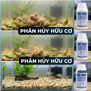 VZ-100 Vi Sinh PSB Làm Nước Trong Nhanh Chóng Phân Huỷ Chất Hữu Cơ Ổn Định Môi Trường Nước