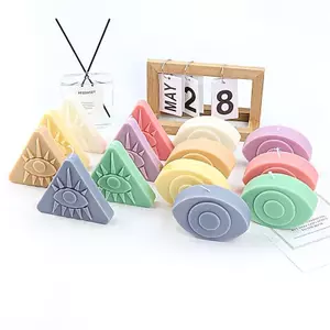 Flgo DIY Khuôn Mắt Nhìn Thấy Tất Cả Cho Tam Giác Khuôn Silicon Nhựa Đúc Khuôn Cra