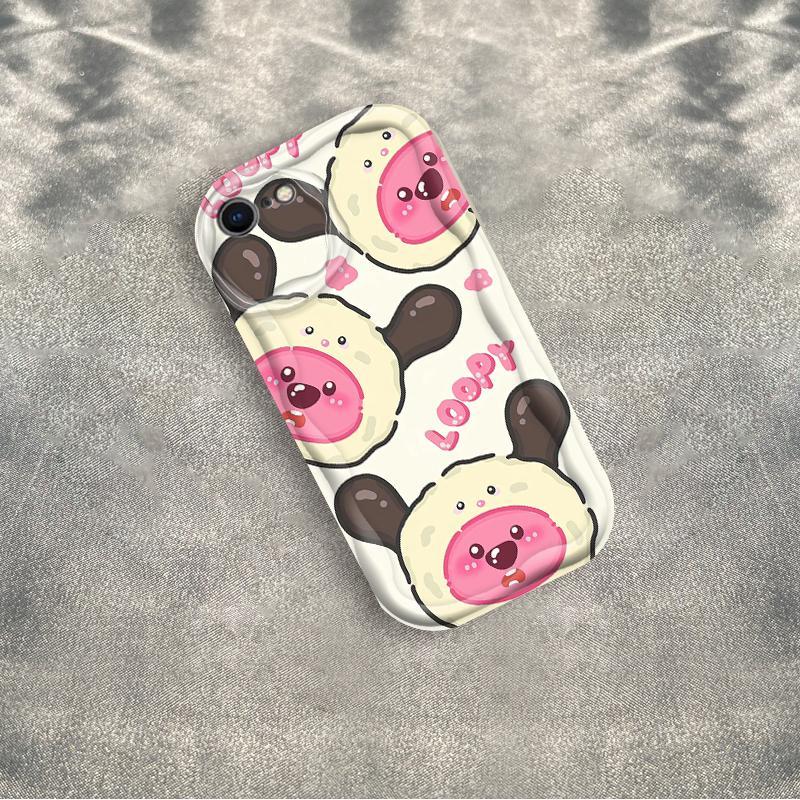 Thích hợp cho iPhone 6 6S 6 Plus 6S Plus 7 8 Plus SE 2020 3D TPU mềm Lotso Bear Loopy Vỏ điện thoại chống sốc
