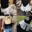 MARGREDY Ren Xù Váy, Đi Qua Bông Tai Kẹp Ren Mini Váy, Hoa Thêu Y2K Dạo Phố Váy Xếp Ly Trang Trí Quần Jean