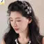 < YEI > Kẹp Tóc Kim Cương Giả Thanh Lịch Hoa 3D Quà Tặng Sang Trọng Cho Kỷ Niệm Bạn Bè Và Người Yêu Mới