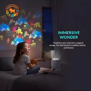 CANAMEK Đèn LED xoay 360 độ Đèn chiếu đại dương chạy bằng USB Đèn Ambiance ban đêm năng động cho bữa tiệc và phòng ngủ CSF