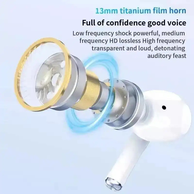 Tai nghe Bluetooth Không Dây Bản Cao Cấp, TWS 5.3 Có Mic Đàm Thoại, Đeo Thoải Mái Cả Ngày, Chống Thấm Nước, Cho Mọi Dòng Máy.