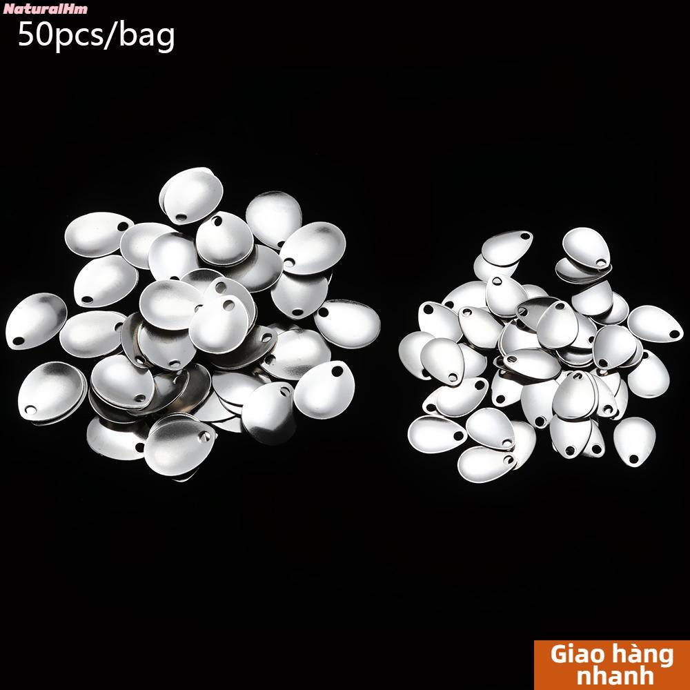 [Hàng về] NATURALHM 50 chiếc Máy thu hút câu cá Xoay lưỡi dao rung Sequin