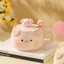 Cốc Piggy Dễ Thương Gốm Hộ Gia Đình Cốc Uống Nữ Phong Cách Mới Cốc Có Nắp Quà Tặng Sinh Nhật
