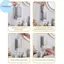 Pufangbliss Home 8-Pa Cotton Pad Dispenser Tiết kiệm không gian Dễ dàng lắp đặt cho phòng tắm VN
