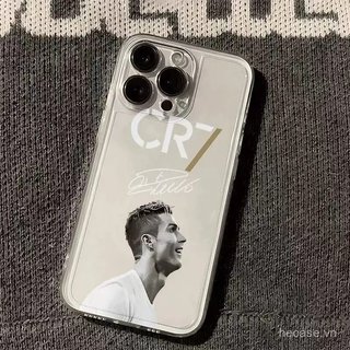 Ốp Điện Thoại Trong Suốt Phong Cách Mới Không 7 Cậu Bé Bóng Đá Thích Hợp Cho iPhone 12 13 14 15 Promax 16 17 Promax xr xs 11promax 12promax 13pro 14pro Ốp Chống Sốc Linh Hoạt