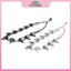 MYPANDA Mới Spike Rivet Punk Cổ Nelace Goth Ro Biker Liên Kết Chuỗi Choker Trang Sức.