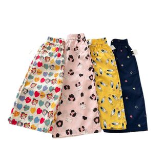 Mùa Hè Mỏng Phong Cách Thoáng Khí Bé Gái Dễ Thương Quần Thường Ngày Bé Gái Hoạt Hình Dễ Thương Chống Muỗi