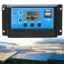 apill Bộ điều khiển năng lượng mặt trời Acouto có màn hình LCD - Bộ điều chỉnh xung đầu ra USB kép cho hệ thống bảng điều khiển 2V/24V R (10A)