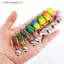VFZ Outdoor Luya ếch sấm tầm xa 2.5cm / 3g ếch mini hit phần mềm cóc ếch móc đôi tiếng ồn sequin OTE