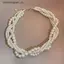 VFZ Twining Ngọc Trai Choker Nelaces Dành Cho Nữ Hình Học Nelaces Cưới Cô Dâu Trang Sức Phụ Kiện OTE