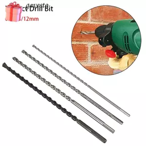 GAVESTO 1 Mũi khoan tác động, Đầu cacbua vonfram cực dài 300 / 350mm, Chân tam giác bền xuyên thấu tường Mũi khoan xoắn 6 / 8 / 10 / 12mm cho bê tông Masonry