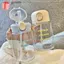 Bình Nước GAVESTO, Ống Hút Và Nắp 400ML Cốc Sippy Trẻ Em, Cốc Nước Giải Khát Hoạt Hình Trong Suốt Sáng Tạo Cho Bé Ăn