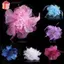 GAVESTO Nữ Corsage, Đính Hạt Lông Vũ Nghệ Thuật Lớn Trâm Cài Hoa, Màu Trơn Quần Áo Phụ Kiện Trang Sức