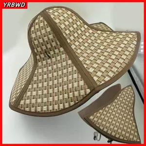 Mũ rơm có thể gập lại YRBWD, Mũ che nắng chống tia cực tím chống tia cực tím, Ống hút mùa hè Vành rộng có thể gập lại Mũ nữ