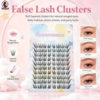 Bộ lông mi giả tự nhiên phong cách Hàn Quốc gồm 10 đôi lông mi sợi nhẹ để trang điểm hàng ngày