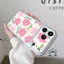 Ốp Da PU Lily Màu Hồng Dễ Thương Cho Vivo Y600 Y500 Y500i Y400 Y300 Y300i Y300T Y200 Y200i Y200T GT Y100 Y100i Pro Plus 5G 4G Ốp Điện Thoại Sang Trọng Vintage Hoa Lãng Mạn Vỏ Mềm