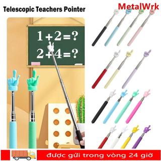 METALWRK Giảng dạy Gậy Đồ dùng văn phòng Trường học Thanh kính thiên văn Thép không gỉ Thiết kế ngón tay Người thuyết trình cầm tay