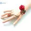 Kudosation Thời Trang Gothic Gothic Gothic Retro Vintage Hoa Ma Cà Rồng Dép Hoa Hồng Ren Vòng Tay Đẹp