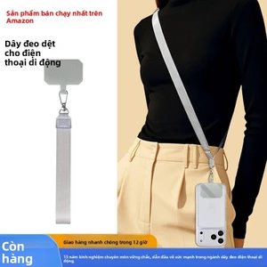 dây đeo điện thoại Dây buộc điện thoại di động đeo chéo có thể điều chỉnh lưng treo cổ cổ cổ cao cổ cổ không dây cổ chống dây rộng chống mất dây buộc điện thoại di động