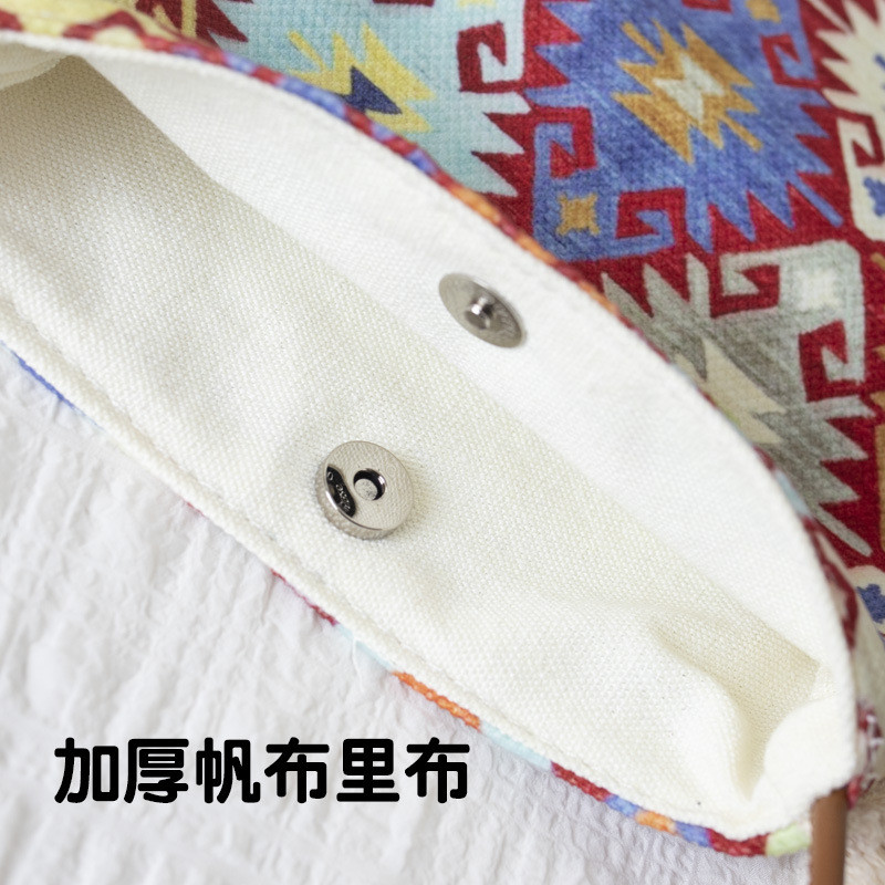 Mới Trung Quốc Tân Cương Phong Cách Dân Tộc Đeo Ngang Túi Điện Thoại Di Động Nữ Hợp Thời Trang Văn Học Phong Cách Bohemian Thay Đổi Túi Nhỏ