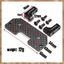 Sợi Carbon Gắn servo Trục Lên servo Giá Đỡ Cố Định Cho SCX10 SCX10 II 90046 1 / 10 RC Xe Bánh Xích Xe Nâng Cấp Phần