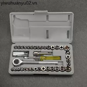 Công cụ mới Bộ 40 món Xe máy Công cụ sửa chữa xe máy Công cụ kết hợp ô tô Ổ cắm cờ lê Miễn phí vận chuyển