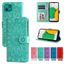 Ví da từ tính Flip Case cho Wiko T10 Vỏ điện thoại hoa hướng dương dập nổi