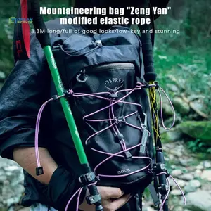 Bộ dây giãn nở Bapa DIY Cắm trại ngoài trời Túi leo núi thể thao Dây sửa đổi Bule 1 CÁI mới