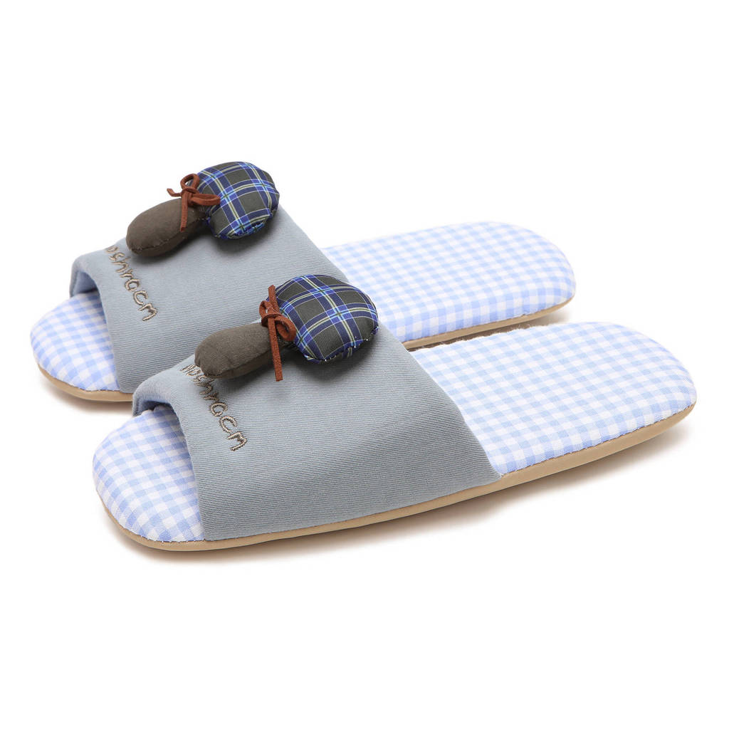 XIXITIAO Dép Nữ Cotton Màu Sắc Thường Ngày Phù Hợp Với Ca Rô Tắt Tiếng Trong Nhà Nhà