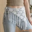 Thắt Lưng Thắt Lưng Nữ Thắt Lưng Bohemian Móc Hông Khăn Sheer Quấn Che Lưng Rave Thắt Lưng