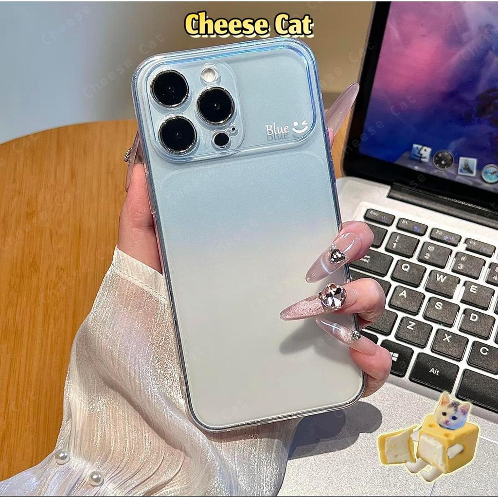 ins Ốp lưng iPhone Màu chuyển sắc cho iPhone 11 12 13 14 Pro 15 16 Plus 17 Pro Max Xs Max XR