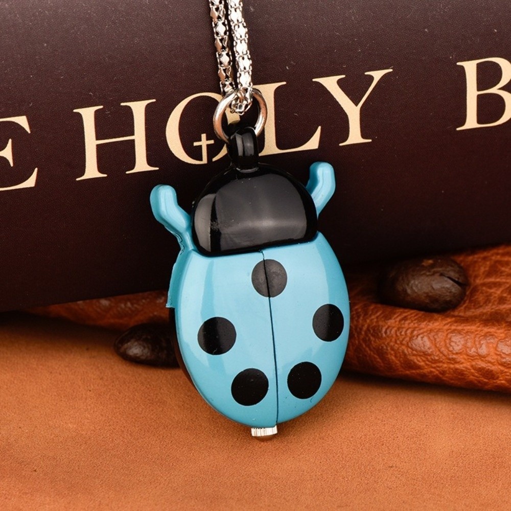 Đồng hồ bỏ túi NORBORTO, có dây chuyền đồng hồ bỏ túi Beetle nhẹ, Đồng hồ bỏ túi nhiều màu thạch anh