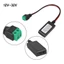 Cáp chuyển đổi btsg 23cm 2Pin Nam sang USB Nữ Cung cấp khả năng tương thích đầu ra 5V 9V 12V với công nghệ QC3 0