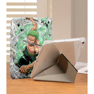 Ốp Lưng ONE PIECE cho iPad Air4/5/6/7/8 Pro 11 Y-fold Luffy Gear 5 Zoro Ace iPad A16 Gen 12 11 10 9 8 7 6 5 Mini6/7