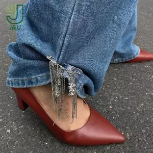 Quần sel Thời Trang Mới Dây Xích Mắt Cá Chân Cho Nữ Dây Xích Chân Quần Jean Trang Sức Quần Chân Trang Trí Quần Áo Phụ Kiện