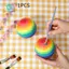 Đồ chơi trang trí bóng xốp Polystyrene màu trắng Bóng xốp thủ công nhẹ 4 inch