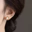 Bông Tai Cổ Trang Sức Bạc 925 Kim Ngọc Trai Bông Tai Cao Cấp Retro Phù Hợp Với Mọi Trận Đấu Phù Hợp Với Niche Bông Tai 5.25