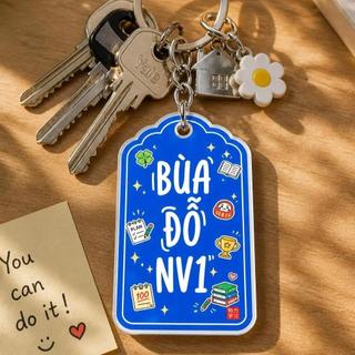 MÓC KHOÁ BÙA THI ĐỖ NV1, MÓC KHOÁ MAY MẮN, MÓC KHOÁ THI ĐỖ, MÓC KHOÁ QUÀ TẶNG, 2K8 QUYẾT TÂM ĐỖ ĐẠI HỌC, QUYẾT TÂ