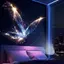 Đèn chiếu USB LED HFTOY 3 / 6 mẫu chiếu- Có thể điều chỉnh Bướm cá voi Sứa Sao biển Quà tặng lễ hội ánh sáng ban đêm ~