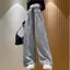 Thiết kế có dây kẻ sọc mang lại cảm giác eo cao thon gọn hơn Tất cả các trận đấu Drape Thời trang ống rộng