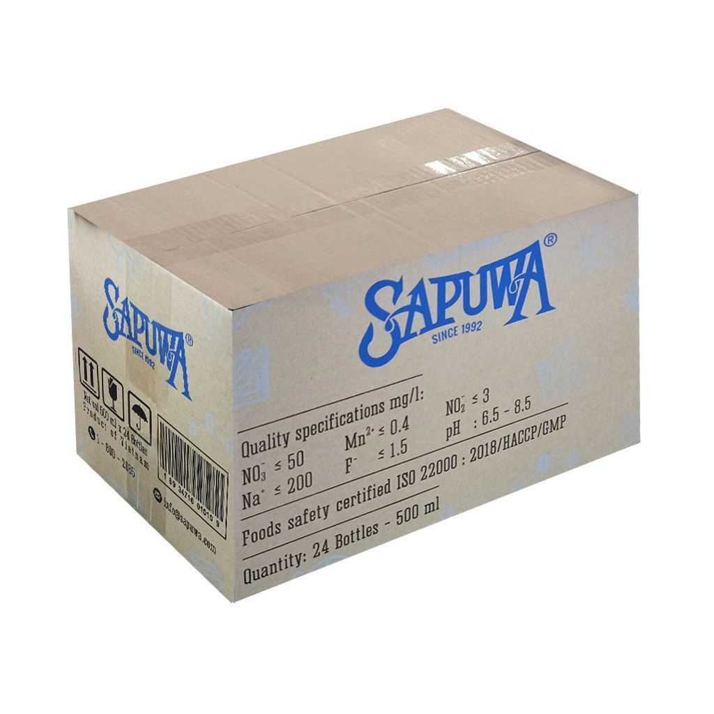 Thùng 24 chai nước uống Sapuwa 500ml