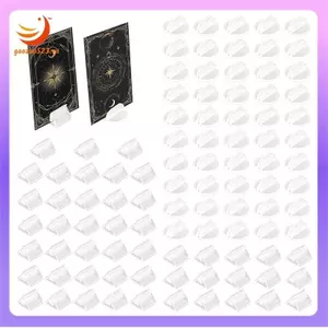 Đế đựng thẻ - 98 chiếc Hộp đựng ảnh bằng nhựa trong suốt cho bàn, Hộp đựng thẻ đa năng cho số bàn, Trò chơi trên bảng