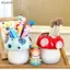 Dòng Hộp Đựng Bút Gốm Nấm Dễ Thương Phù Hợp Bàn Chải Trang Điểm Hộp Đựng Đồ Dùng Văn Phòng Để Bàn Trang Trí Sáng Tạo VN