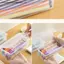 MỚI 1PC Dung Tích Lớn Hộp Đựng Bút Chì Chất Liệu PP Trong Suốt Hộp Bút Chì Có Thể Ổn Định Đồ Dùng Văn Phòng Hộp Sắp Xếp Lưu Trữ SKY
