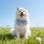 Phong Cách Mới Cho Thú Cưng Chó Samoyed Yếm Nước Bọt Khăn 2026 Tam Giác Golden Retriever Labrador Trang Trí Dễ Thương