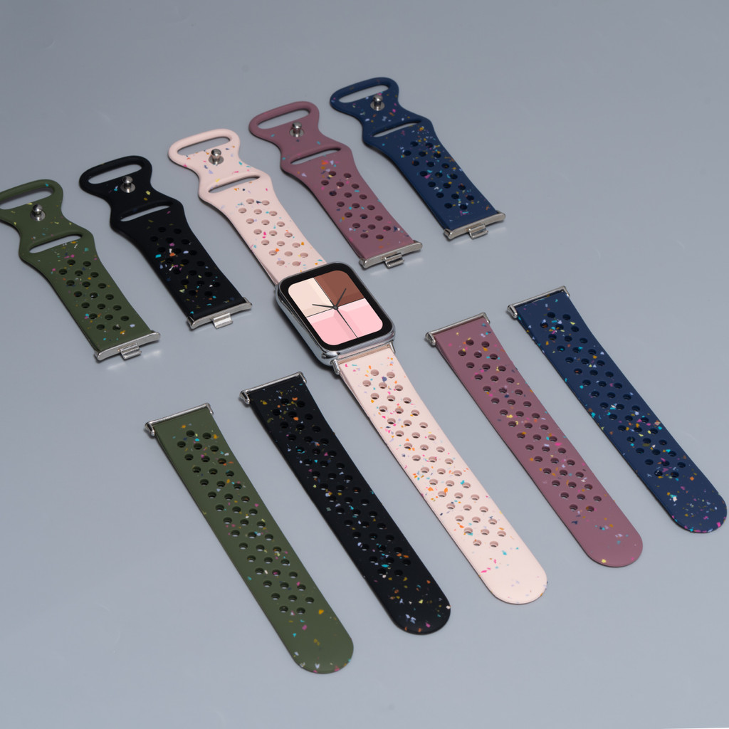 Dây Đeo Silicon Cho Mi Band 10Pro 9Pro 8Pro Dây Thể Thao Cho Redmi Watch 6 5 4 Vòng Tay Màu Kẹo