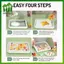 SWEET Kids Rolled Ice Cream Maker DIY Pan 1 Bộ Tấm Chiên Ngọt Lạnh Tự Chế Để Làm Món Tráng Miệng Sáng Tạo Tại Nhà n